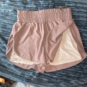 Balance Athletica Mauve Athletic Shorts Soft Comfortable Fit